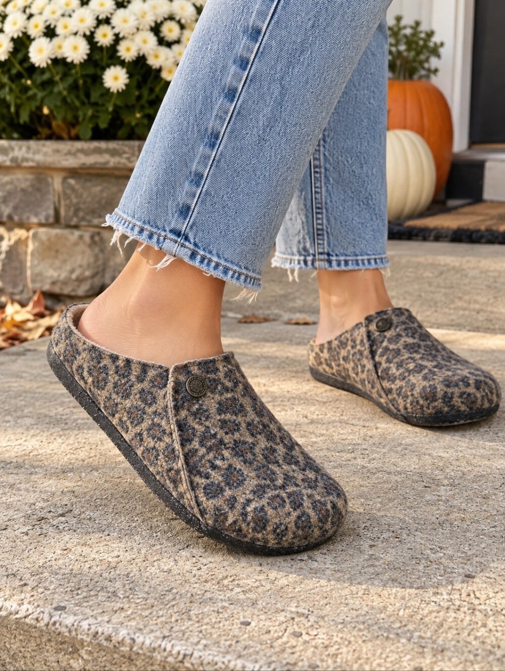 Birkenstock Zermatt Shearling Slipper Slides Size 8 NEW